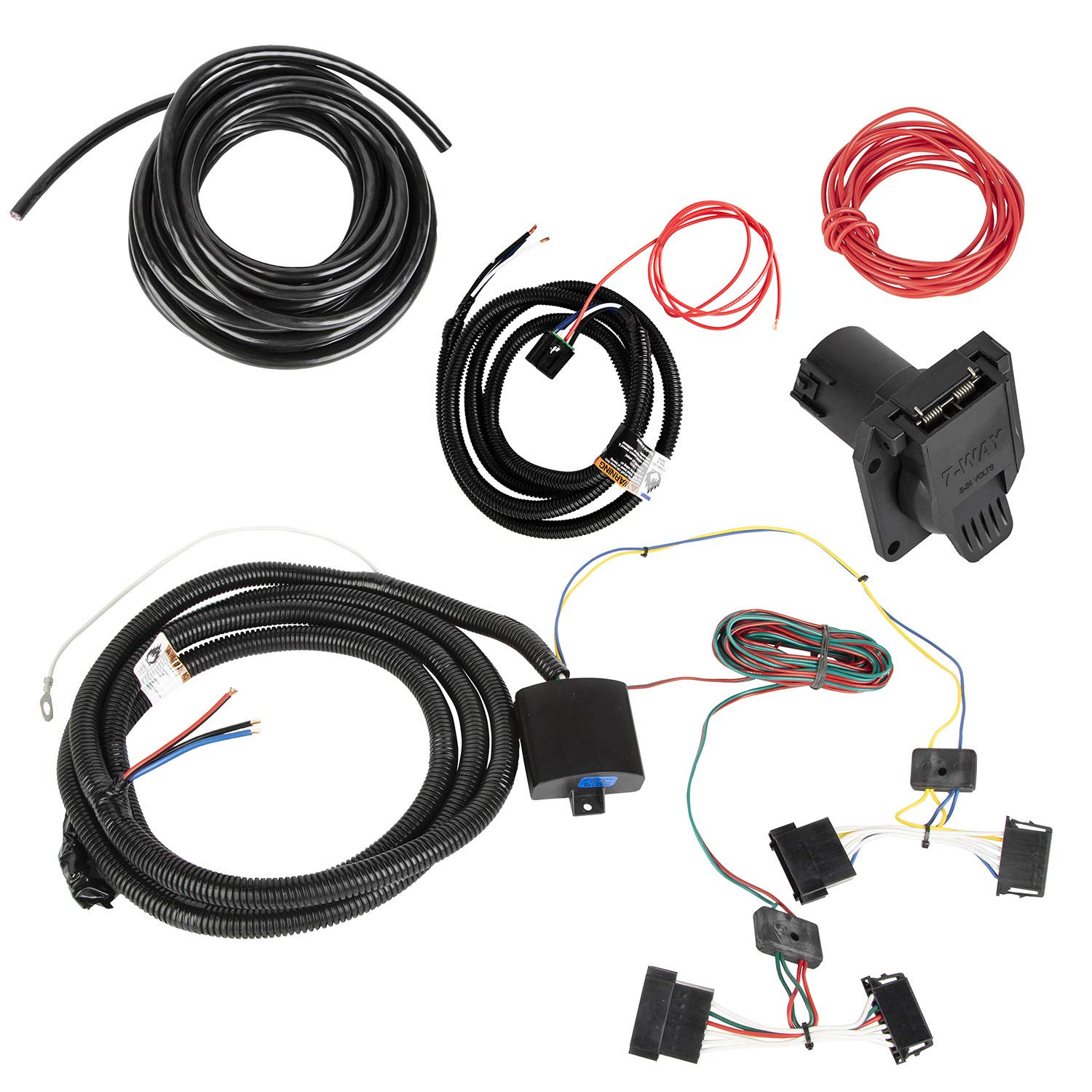 Amazon.com: Tekonsha 22115 Custom Tow Harness 7 Way Tow